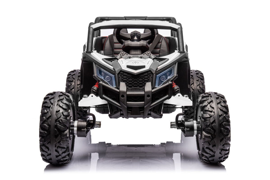 12V Licensed Can-Am Kids Off-Road Buggy – Leather Seat, Rubber Wheels, Parental Remote