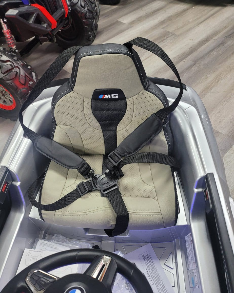 BMW M5 | 12V  Kids Ride-On Car – Leather Seat, Parental Remote