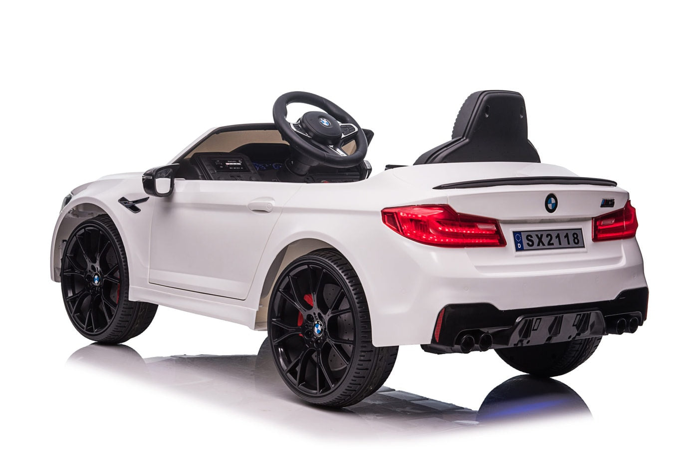 BMW M5 | 12V  Kids Ride-On Car – Leather Seat, Parental Remote