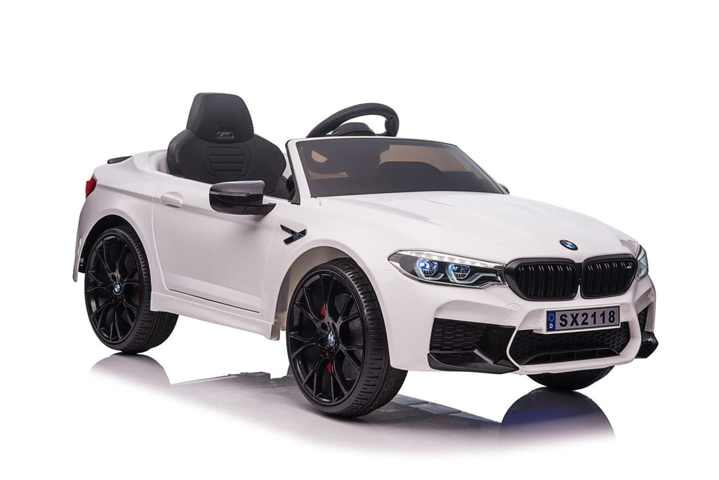 BMW M5 | 12V  Kids Ride-On Car – Leather Seat, Parental Remote