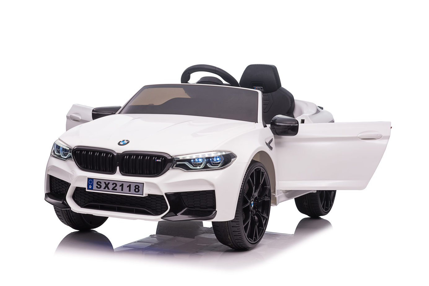 BMW M5 | 12V  Kids Ride-On Car – Leather Seat, Parental Remote