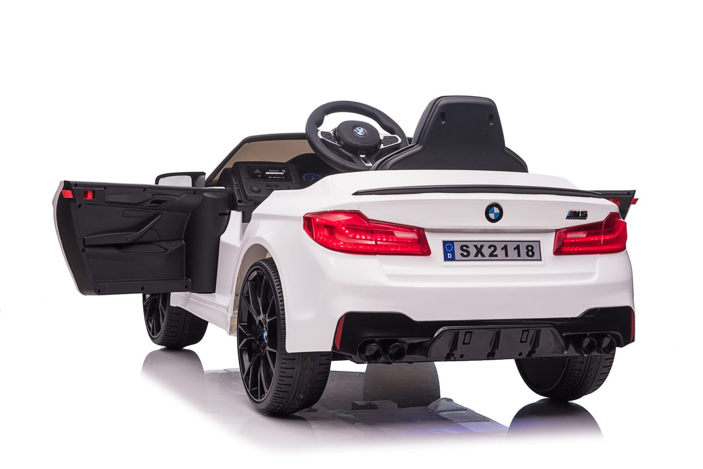 BMW M5 | 12V  Kids Ride-On Car – Leather Seat, Parental Remote