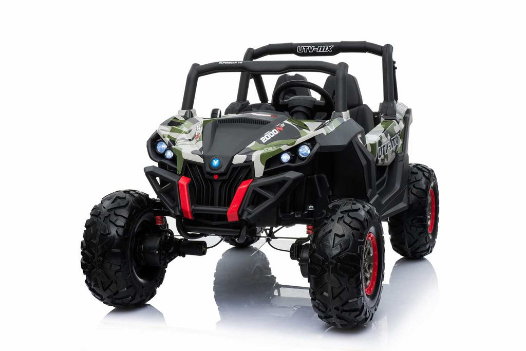 Quad Buggy UTV | 24V Kids Ride-On UTV  MP4 Screen – 2-Seat Electric