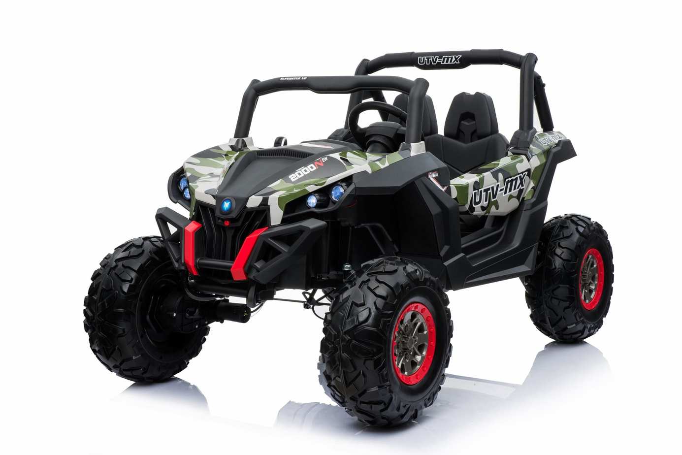 Quad Buggy UTV | 24V Kids Ride-On UTV  MP4 Screen – 2-Seat Electric