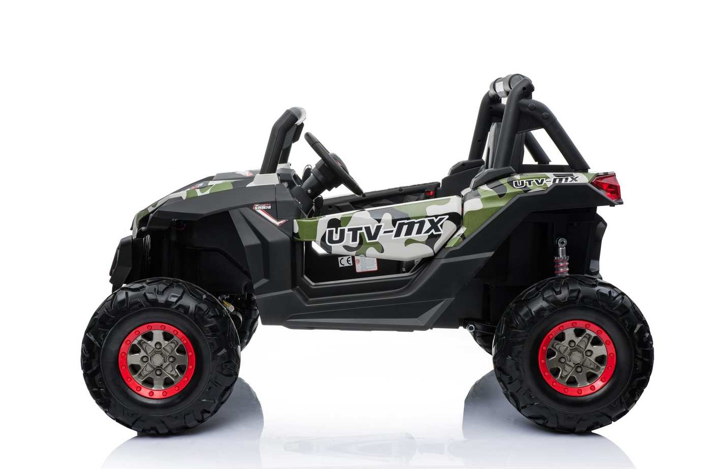 Quad Buggy UTV | 24V Kids Ride-On UTV  MP4 Screen – 2-Seat Electric