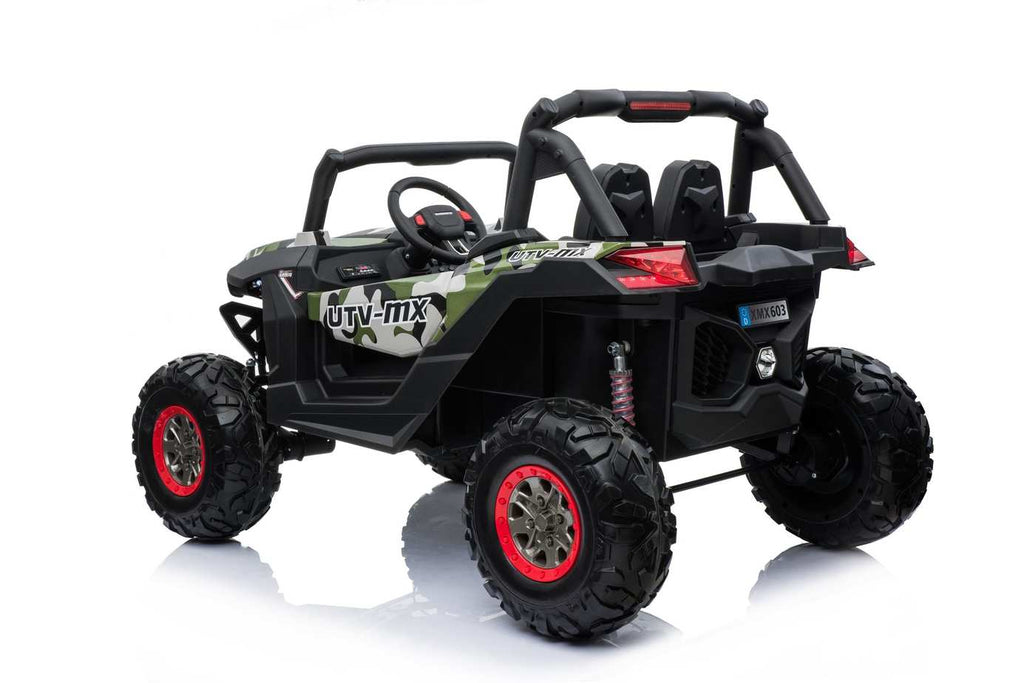 Quad Buggy UTV | 24V Kids Ride-On UTV  MP4 Screen – 2-Seat Electric