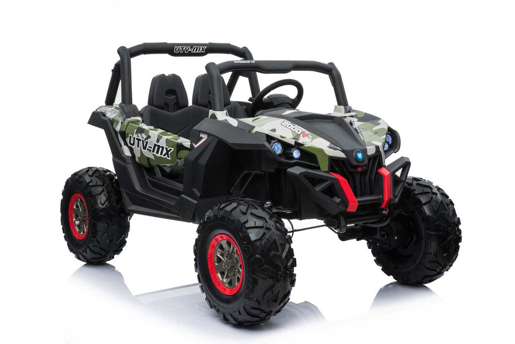 Quad Buggy UTV | 24V Kids Ride-On UTV  MP4 Screen – 2-Seat Electric