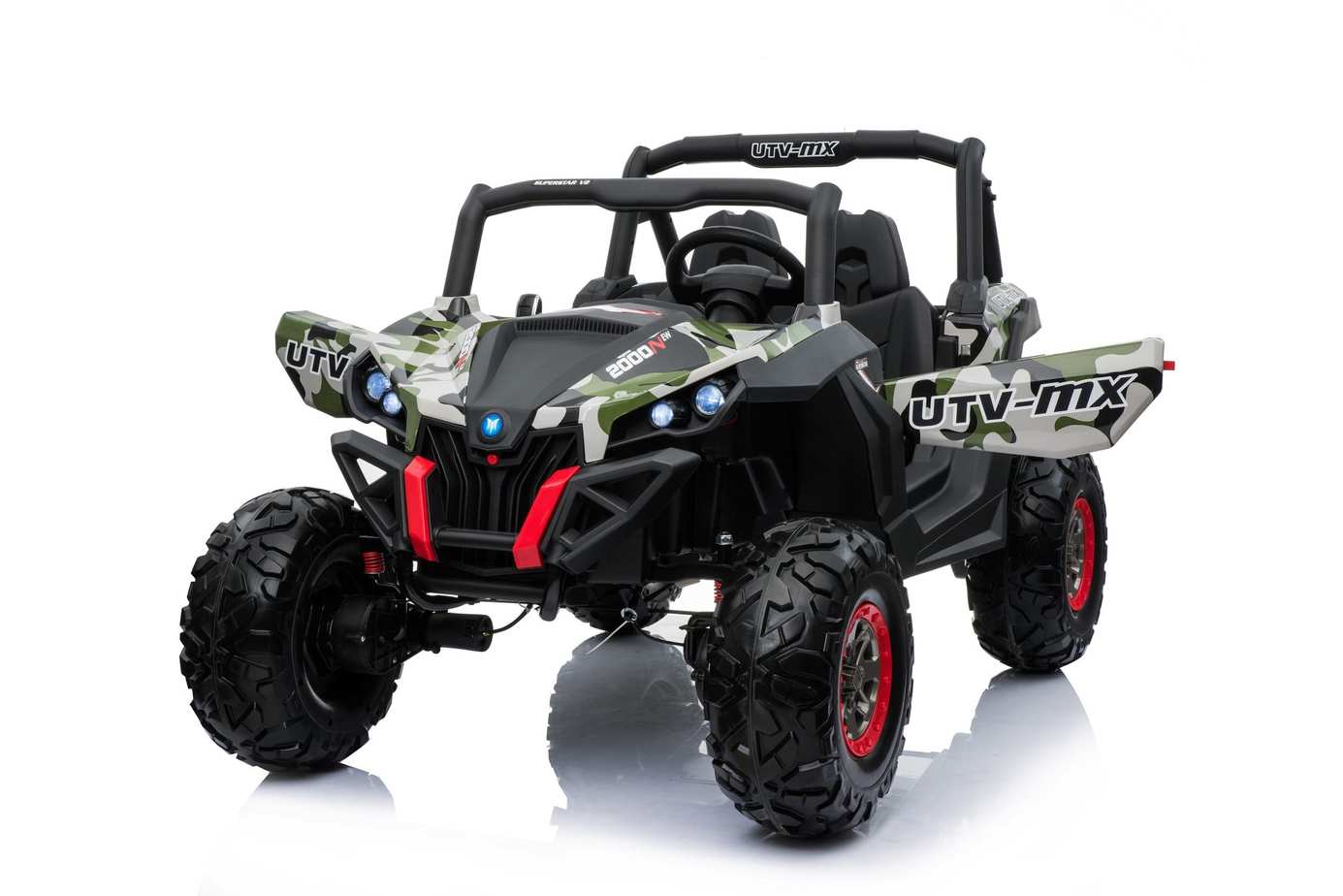 Quad Buggy UTV | 24V Kids Ride-On UTV  MP4 Screen – 2-Seat Electric