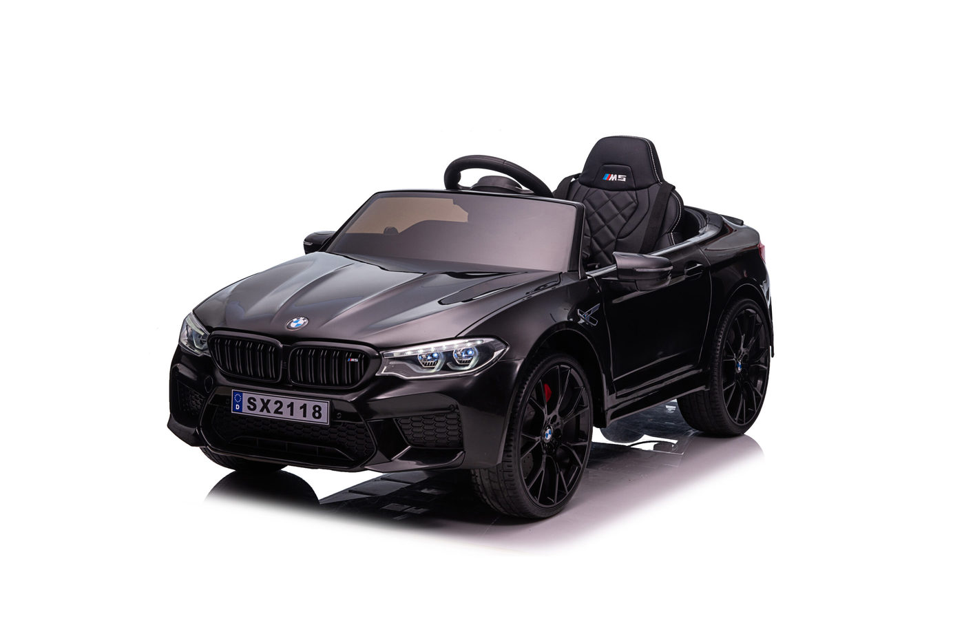 BMW M5 | 12V  Kids Ride-On Car – Leather Seat, Parental Remote
