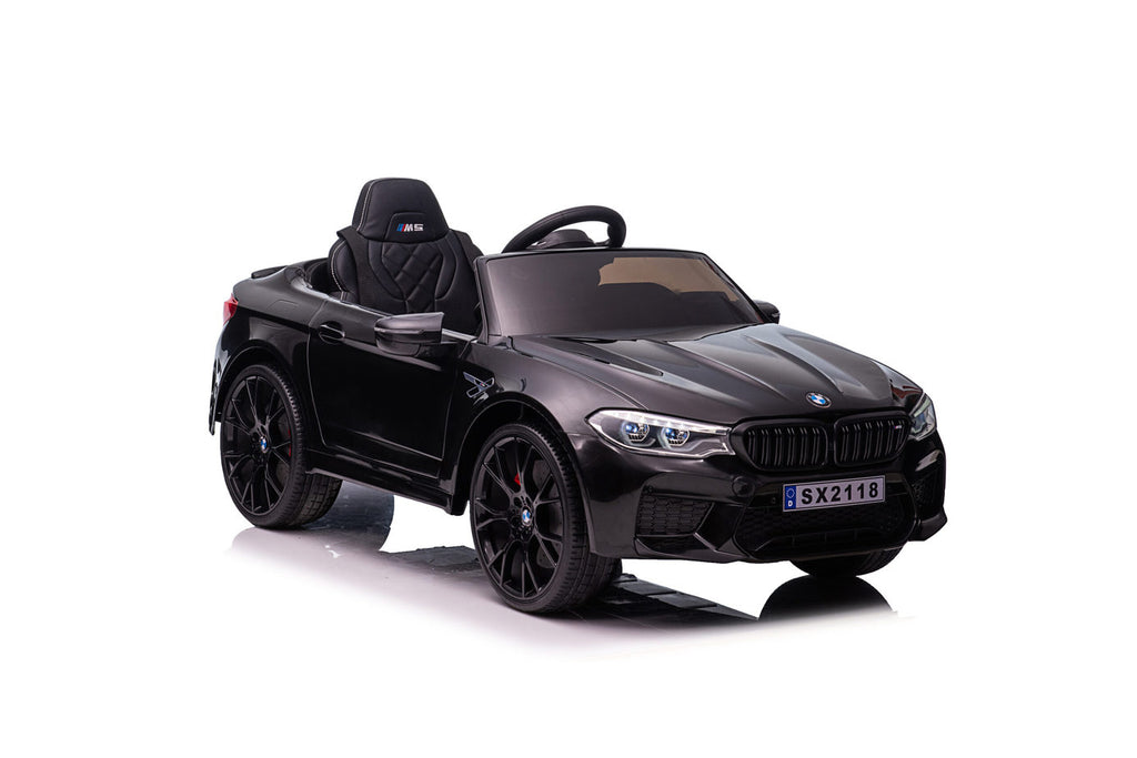 BMW M5 | 12V  Kids Ride-On Car – Leather Seat, Parental Remote