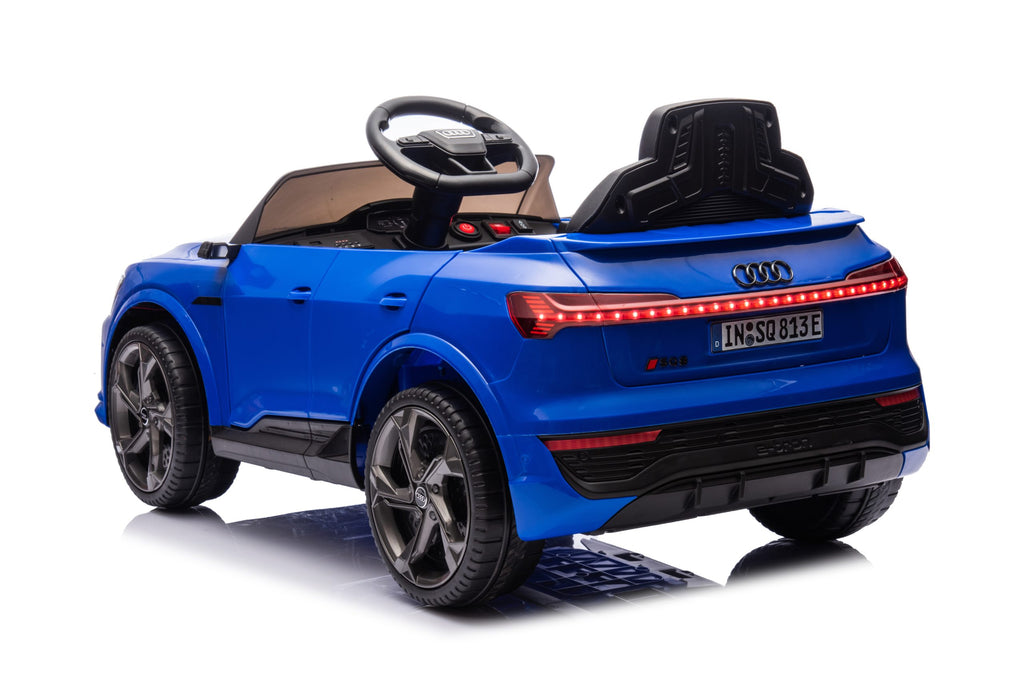 Audi SQ8 | 12V Kids Ride-On Car – Leather Seat,  Remote Control &amp; LED Audio