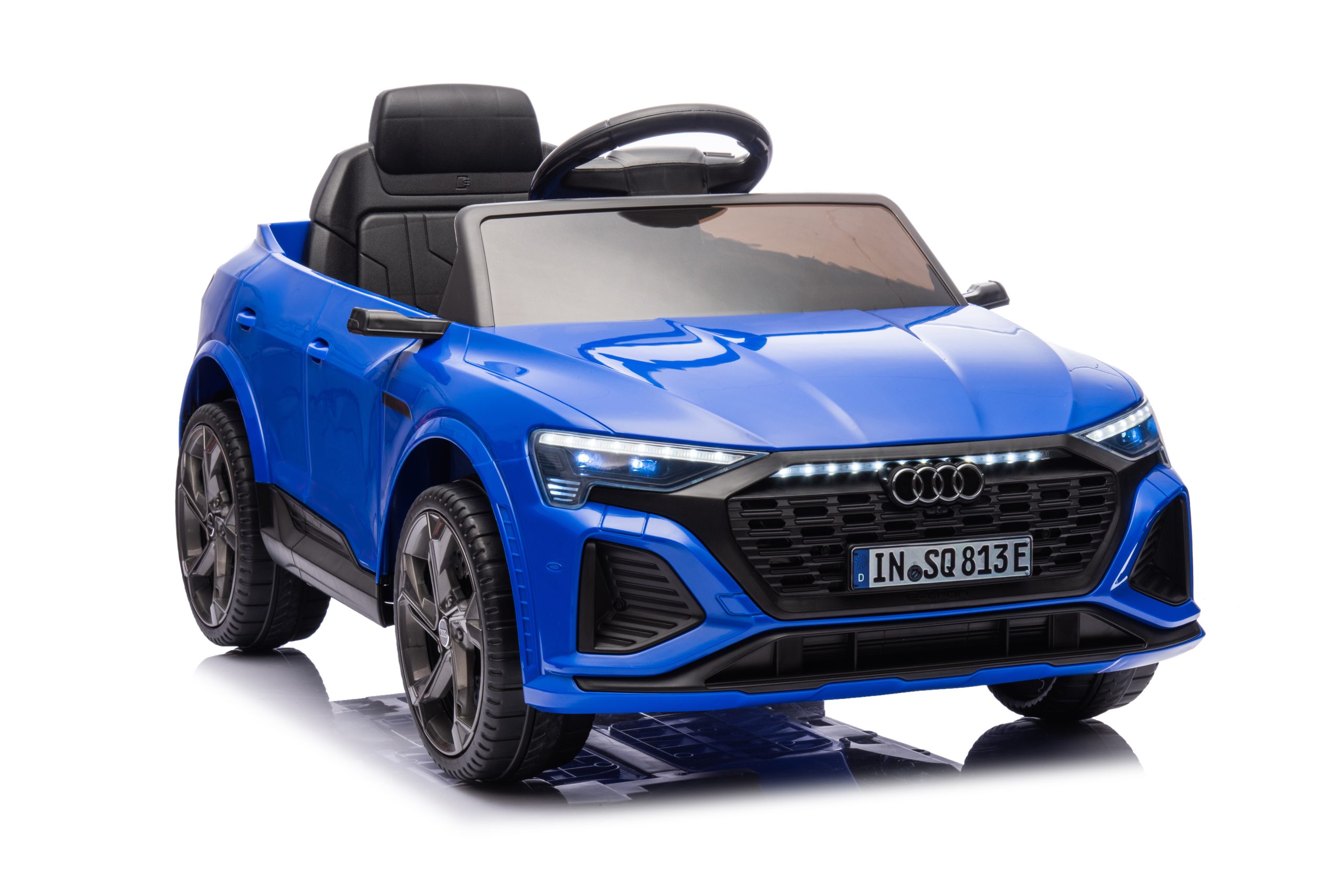 Audi SQ8 | 12V Kids Ride-On Car – Leather Seat,  Remote Control &amp; LED Audio