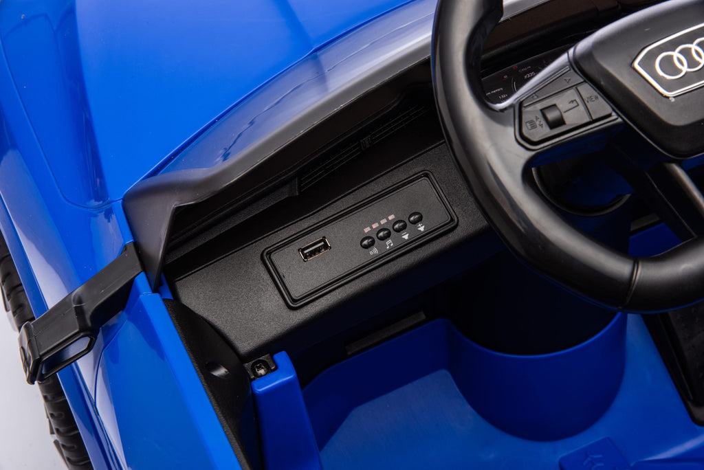 Audi SQ8 | 12V Kids Ride-On Car – Leather Seat,  Remote Control &amp; LED Audio