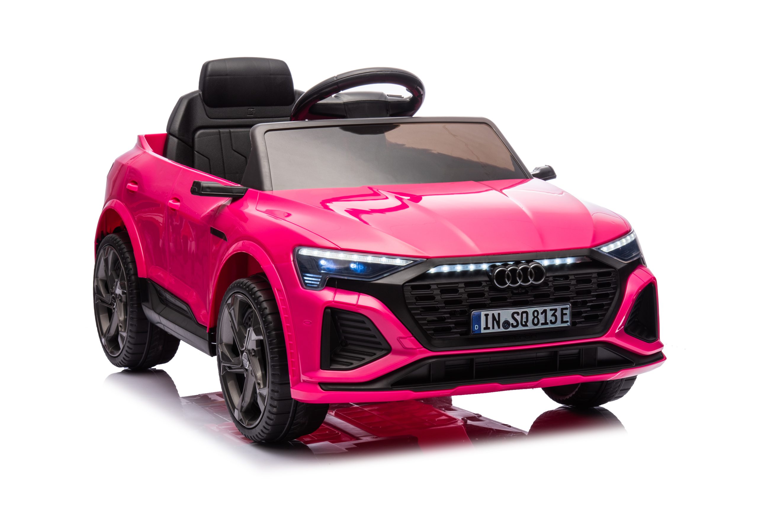 Audi SQ8 | 12V Kids Ride-On Car – Leather Seat,  Remote Control &amp; LED Audio