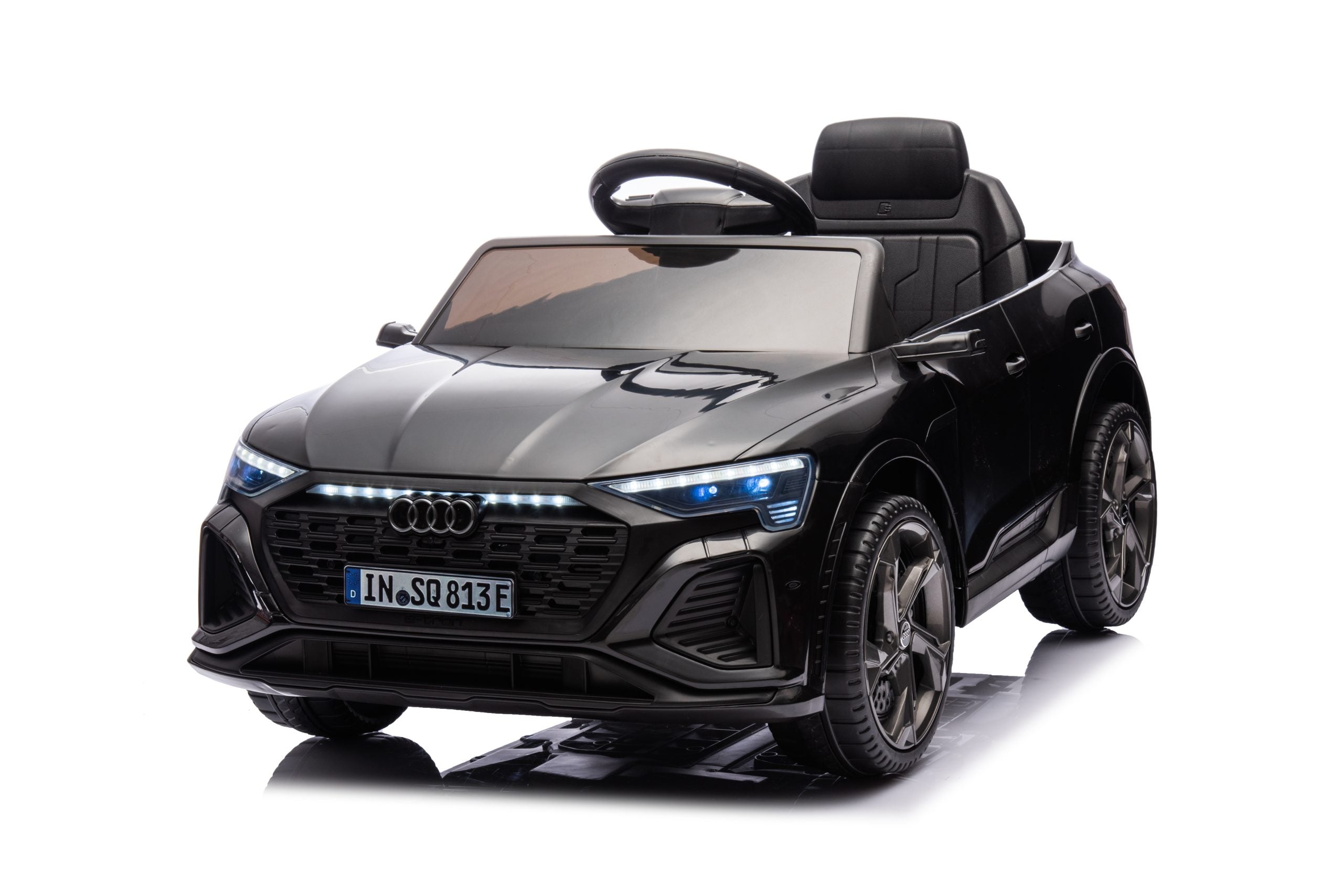Audi SQ8 | 12V Kids Ride-On Car – Leather Seat,  Remote Control &amp; LED Audio