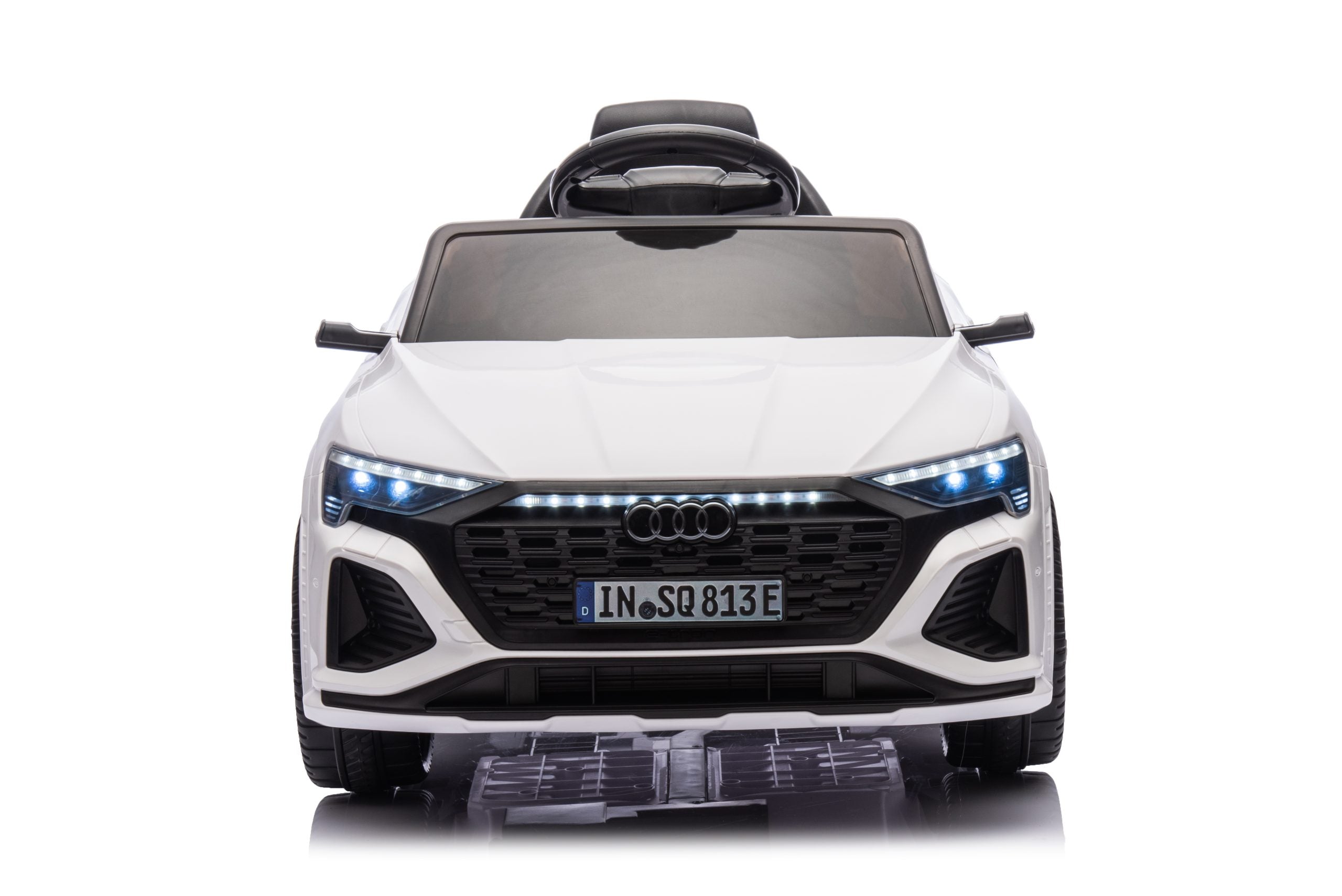 Audi SQ8 | 12V Kids Ride-On Car – Leather Seat,  Remote Control &amp; LED Audio