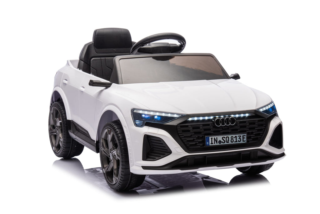 Audi SQ8 | 12V Kids Ride-On Car – Leather Seat,  Remote Control &amp; LED Audio