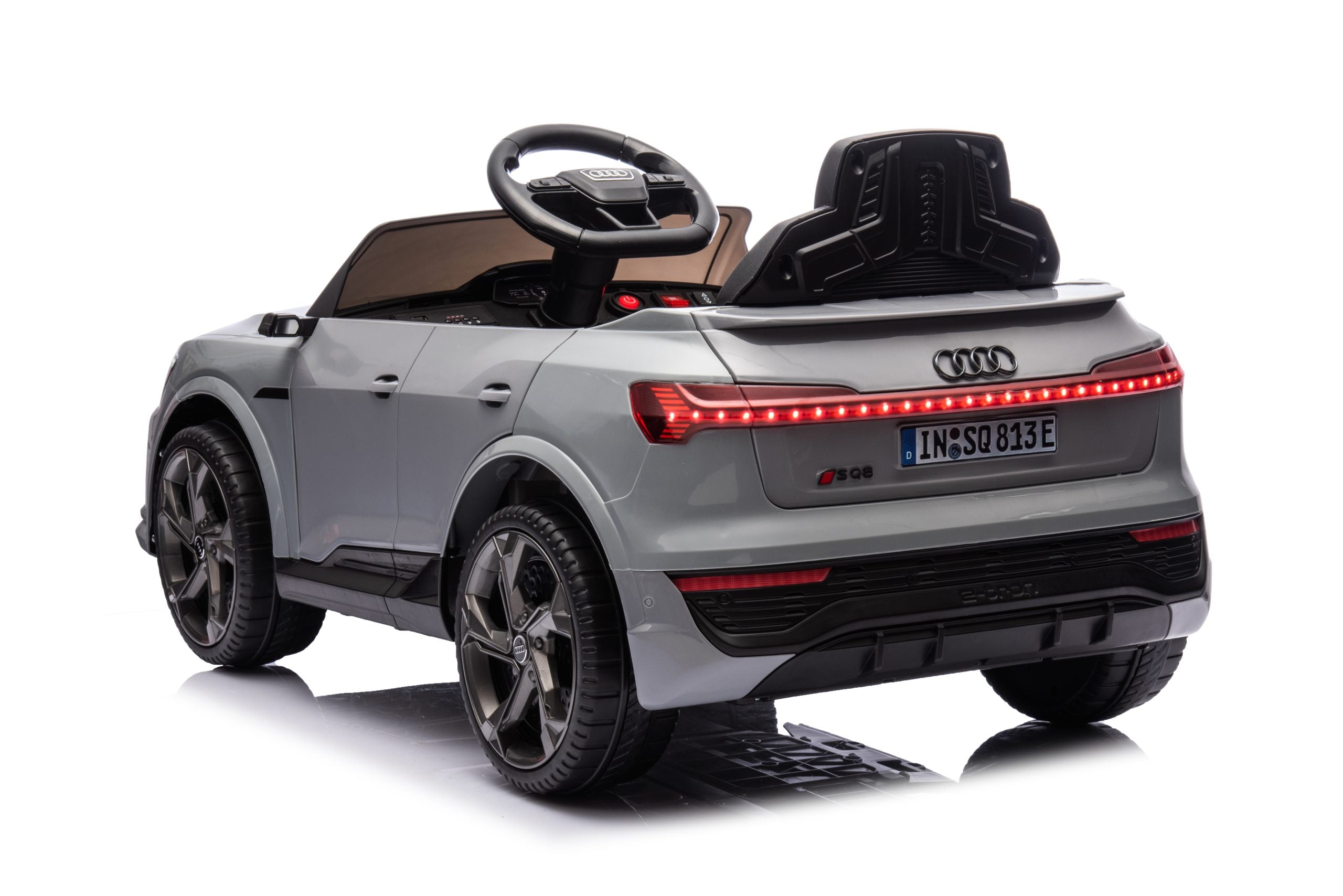 Audi SQ8 | 12V Kids Ride-On Car – Leather Seat,  Remote Control &amp; LED Audio