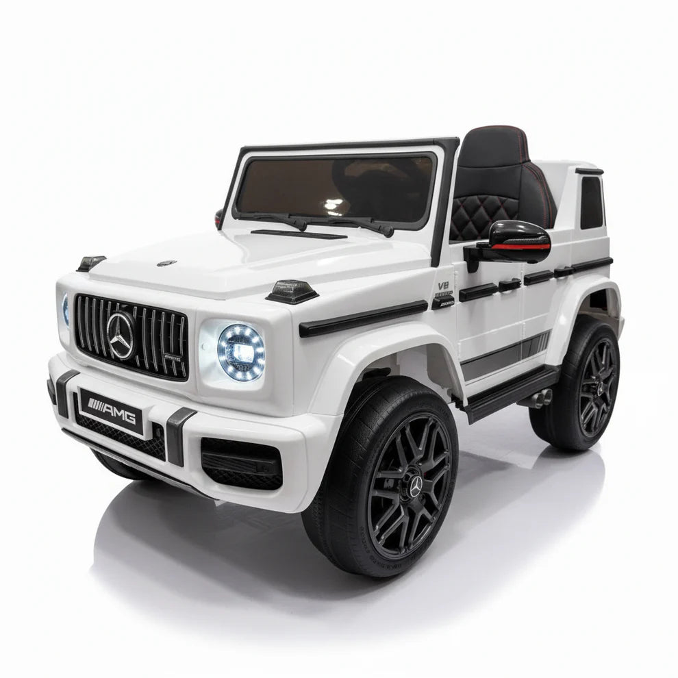 Mercedes G Wagon G63 | 12V kids Electric Ride-On Car, 2 Seater, Remote Control, LED lights