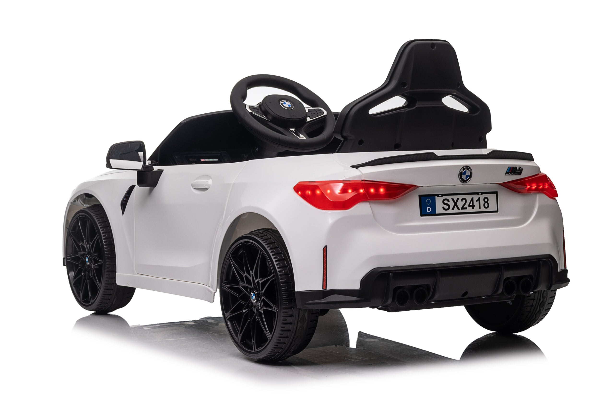 BMW M4  | 12V Electric Ride-on for kids, Parental Remote, MP3, LED lights