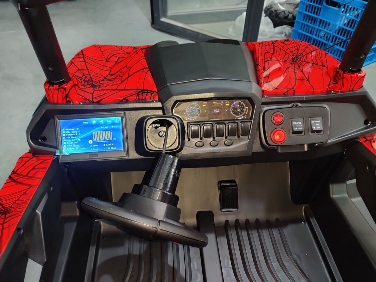 Quad Buggy UTV | 24V Kids Ride-On UTV  MP4 Screen – 2-Seat Electric