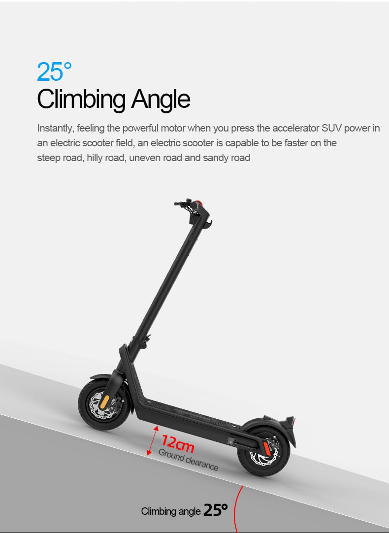 Neo Outlaw X9 Electric Scooter 70km Range 550w 48V 10" Tyre