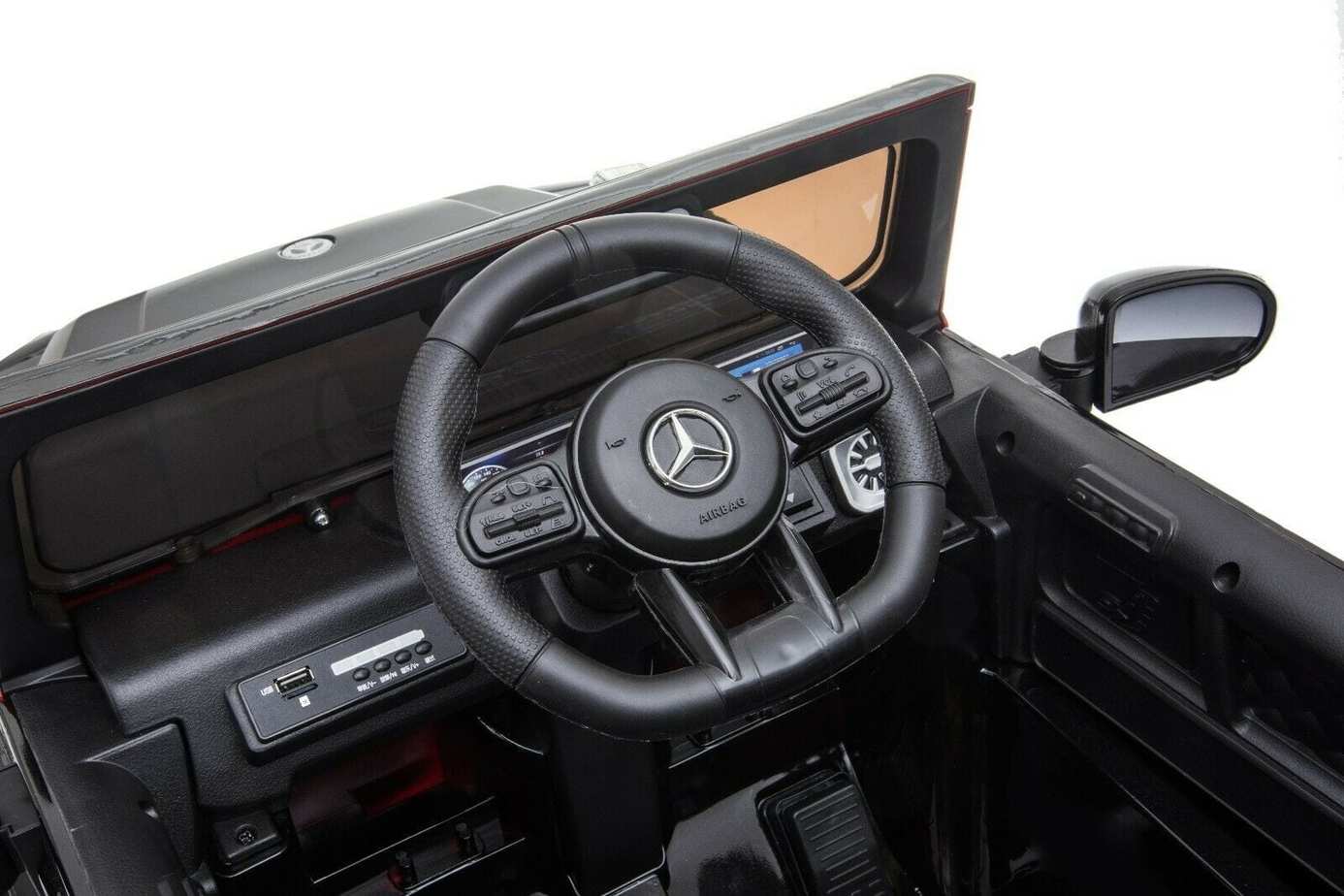 Mercedes G Wagon G63 | 12V kids Electric Ride-On Car, 2 Seater, Remote Control, LED lights