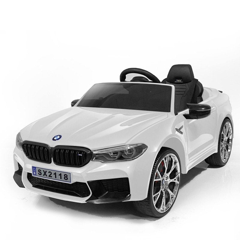 BMW M5 | 12V  Kids Ride-On Car – Leather Seat, Parental Remote