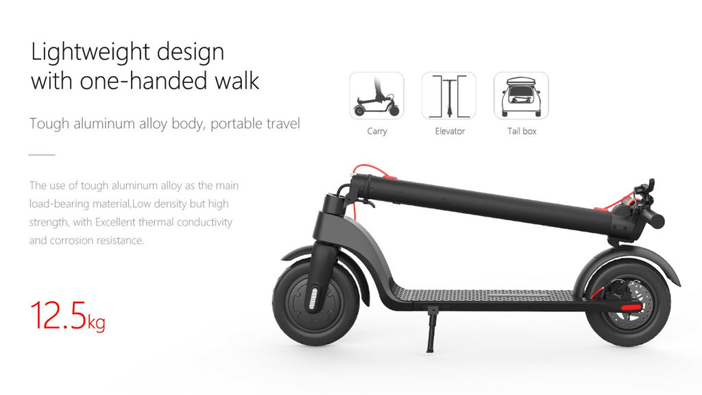 Neo Outlaw X7 350W Electric Scooter – Up to 25 km, Removable Battery, IP54 Waterproof