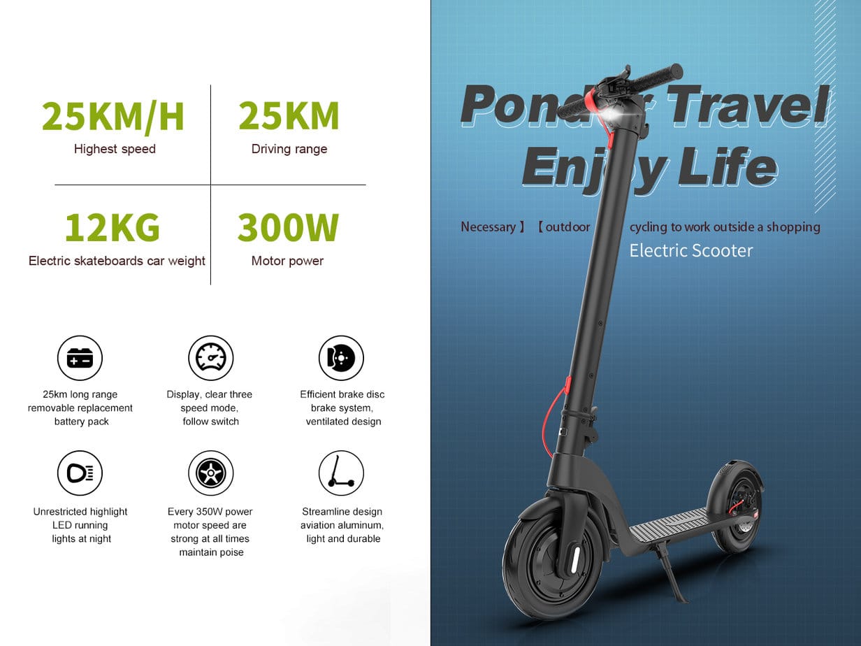 Neo Outlaw X9 Electric Scooter 70km Range 550w 48V 10" Tyre