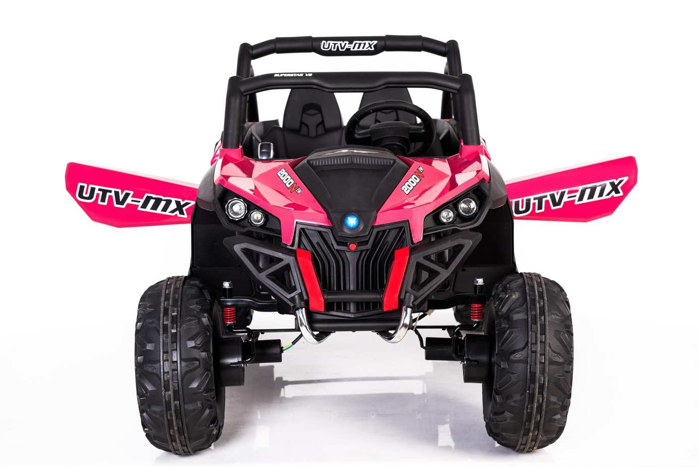Quad Buggy UTV | 24V Kids Ride-On UTV  MP4 Screen – 2-Seat Electric