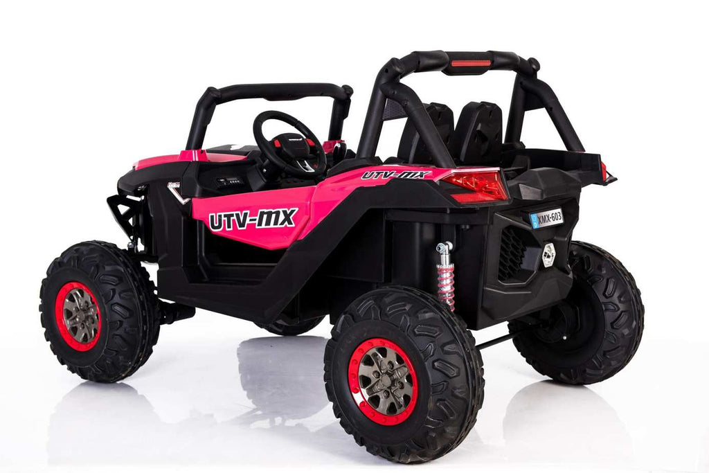 Quad Buggy UTV | 24V Kids Ride-On UTV  MP4 Screen – 2-Seat Electric