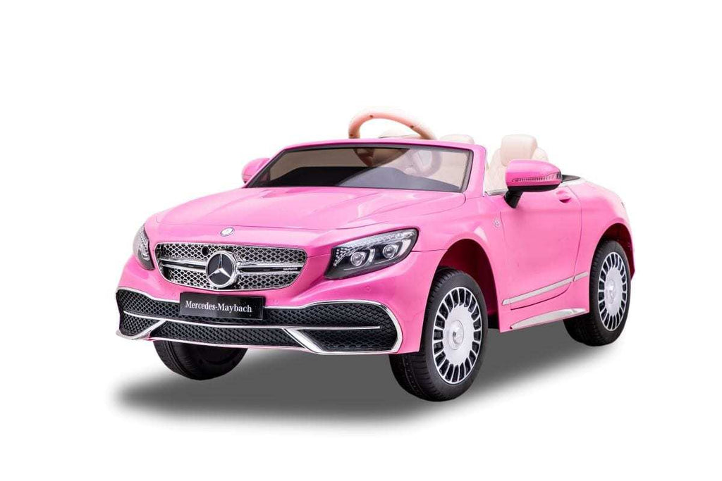 Mercedes Maybach S650 | 12V Kids Electric Ride-On Car Leather Seat, Parental Remote